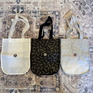lululemon athletica Women's Tote Bag Set - Black, White, Gray